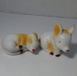 Vintage Baby Pigglets Novelty Salt And Pepper Shakers
